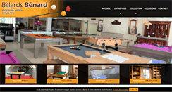 Desktop Screenshot of billards-benard.com